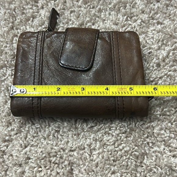 Fossil brown leather wallet - Picture 3 of 16